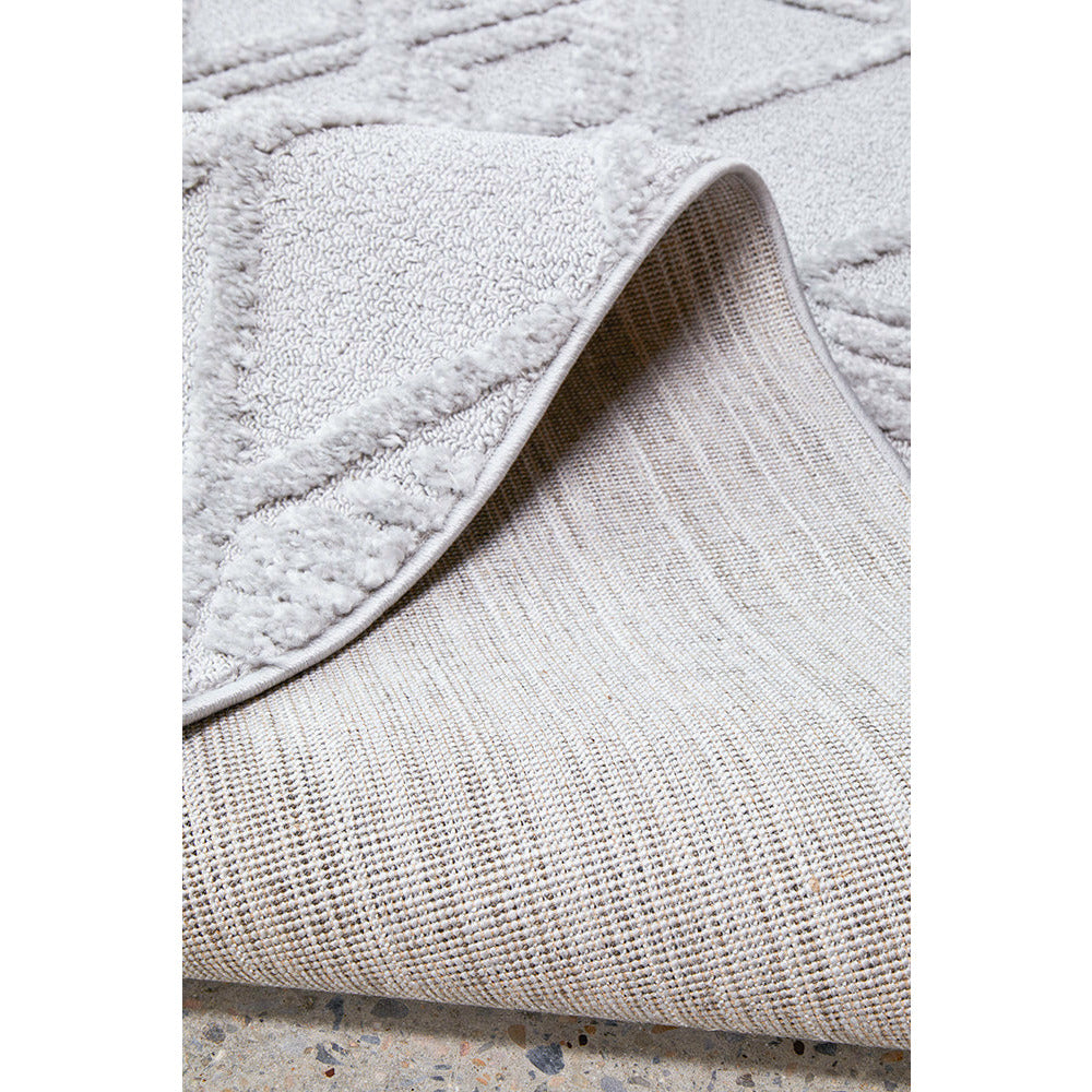 Catana 4756 Silver Grey Modern Diamond Patterned Rug - Rugs Of Beauty - 8