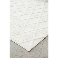 Catana 4756 White Modern Diamond Patterned Rug - Rugs Of Beauty - 5
