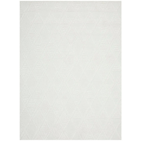 Catana 4756 White Modern Diamond Patterned Rug - Rugs Of Beauty - 1