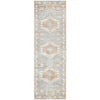 Bergen 1431 Peach Grey Transitional Medallion Patterned Runner Rug - Rugs Of Beauty - 1