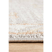 Bergen 1431 Peach Grey Transitional Medallion Patterned Runner Rug - Rugs Of Beauty - 8