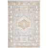 Bergen 1431 Peach Grey Transitional Medallion Patterned Rug - Rugs Of Beauty - 1