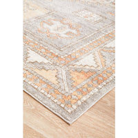 Bergen 1431 Peach Grey Transitional Medallion Patterned Rug - Rugs Of Beauty - 6