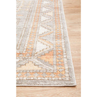 Bergen 1431 Peach Grey Transitional Medallion Patterned Rug - Rugs Of Beauty - 7