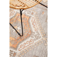 Bergen 1431 Peach Grey Transitional Medallion Patterned Rug - Rugs Of Beauty - 5