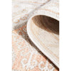 Bergen 1431 Peach Natural White Silver Transitional Medallion Patterned Runner Rug - Rugs Of Beauty - 9
