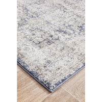 Bergen 1432 Ocean Blue Transitional Medallion Patterned Runner Rug - Rugs Of Beauty - 6