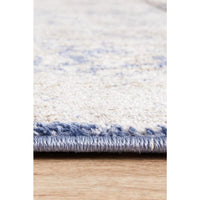 Bergen 1432 Ocean Blue Transitional Medallion Patterned Runner Rug - Rugs Of Beauty - 8