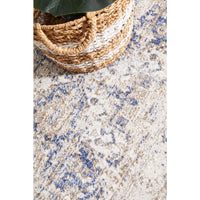 Bergen 1432 Ocean Blue Transitional Medallion Patterned Runner Rug - Rugs Of Beauty - 5