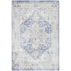 Bergen 1432 Ocean Blue Transitional Medallion Patterned Rug - Rugs Of Beauty - 1