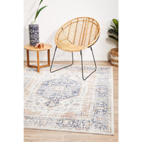 Bergen 1433 Ocean Blue Transitional Medallion Patterned Rug - Rugs Of Beauty - 4