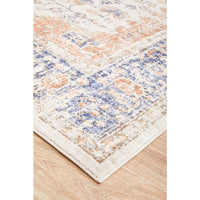 Bergen 1433 Ocean Blue Transitional Medallion Patterned Rug - Rugs Of Beauty - 6