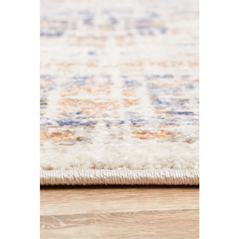 Bergen 1433 Ocean Blue Transitional Medallion Patterned Rug - Rugs Of Beauty - 8