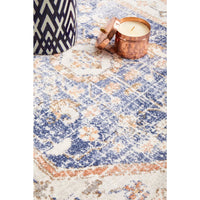 Bergen 1433 Ocean Blue Transitional Medallion Patterned Rug - Rugs Of Beauty - 5
