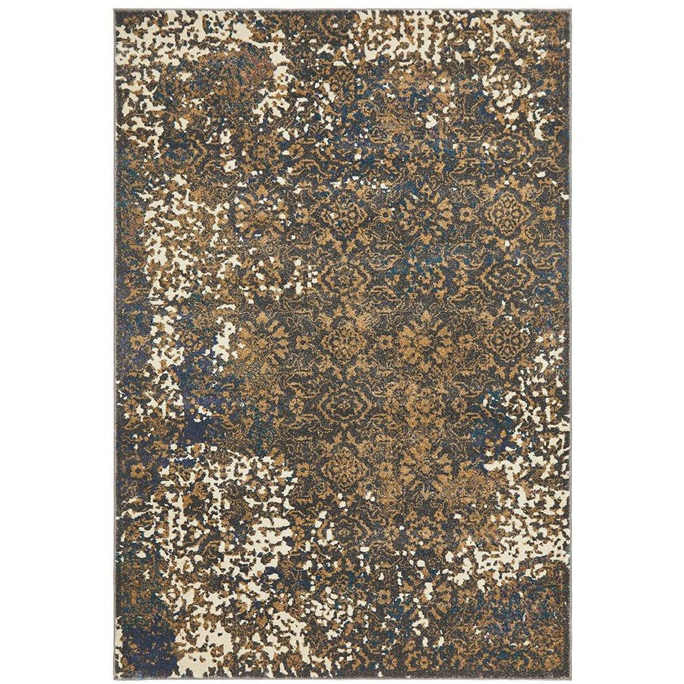 Brakist 228 Abstract Multi Coloured Patterned Modern Designer Rug - Rugs Of Beauty - 1
