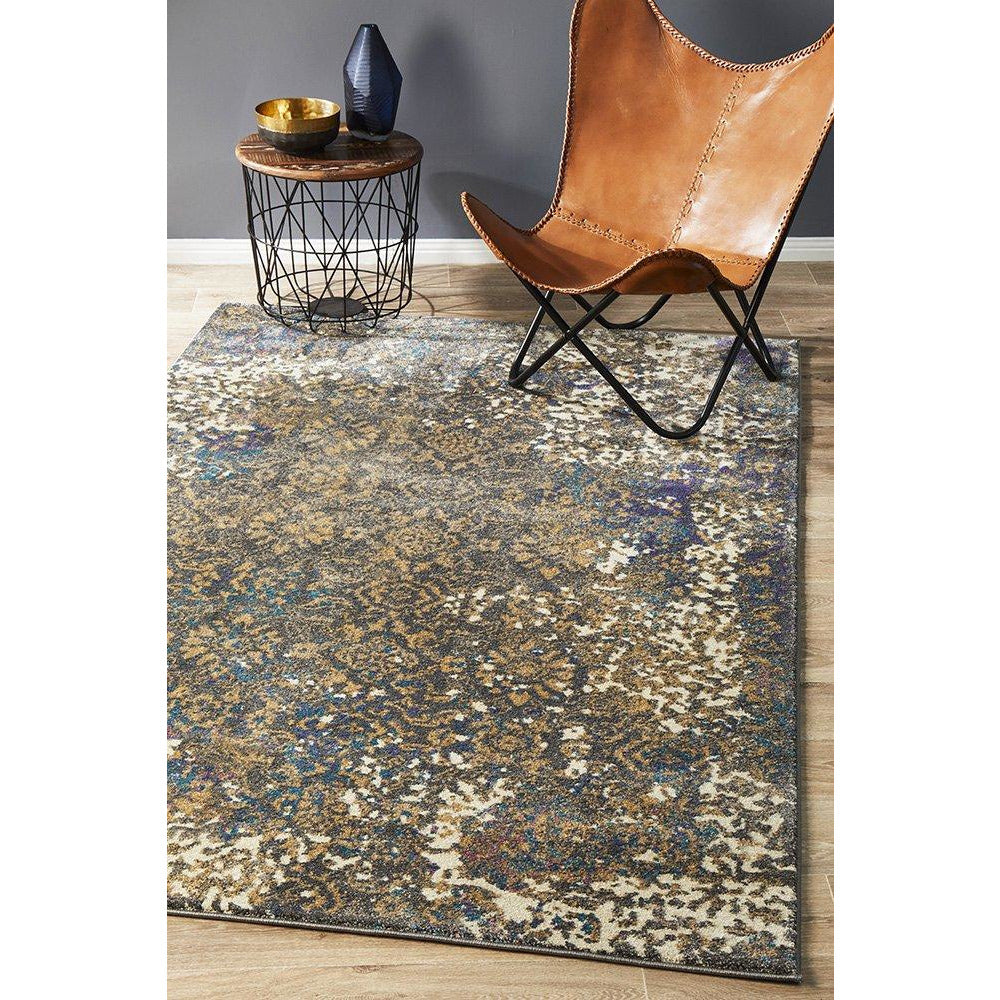 Brakist 228 Abstract Multi Coloured Patterned Modern Designer Rug - Rugs Of Beauty - 2