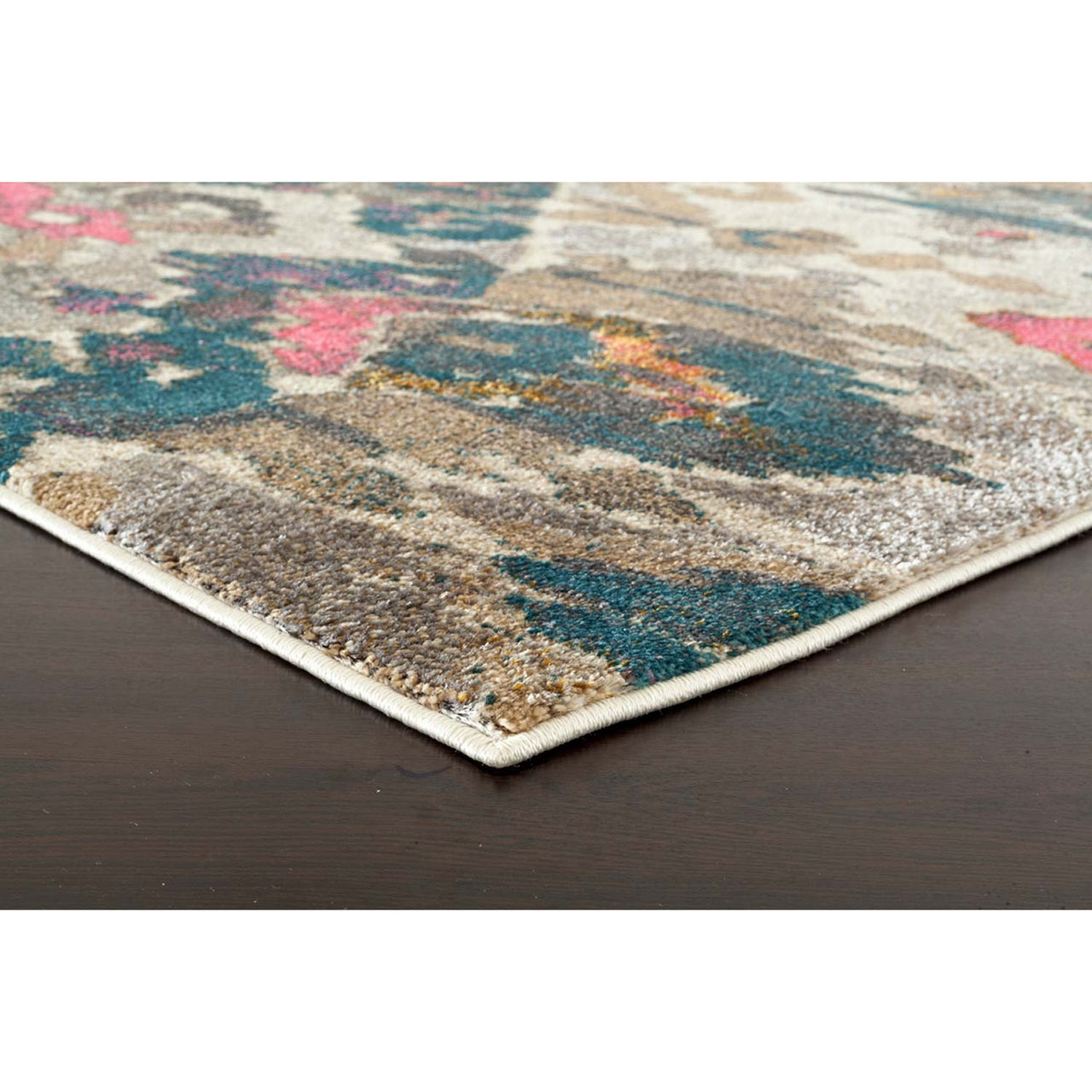 Brakist 231 Abstract Multi Coloured Patterned Modern Designer Rug - Rugs Of Beauty - 5