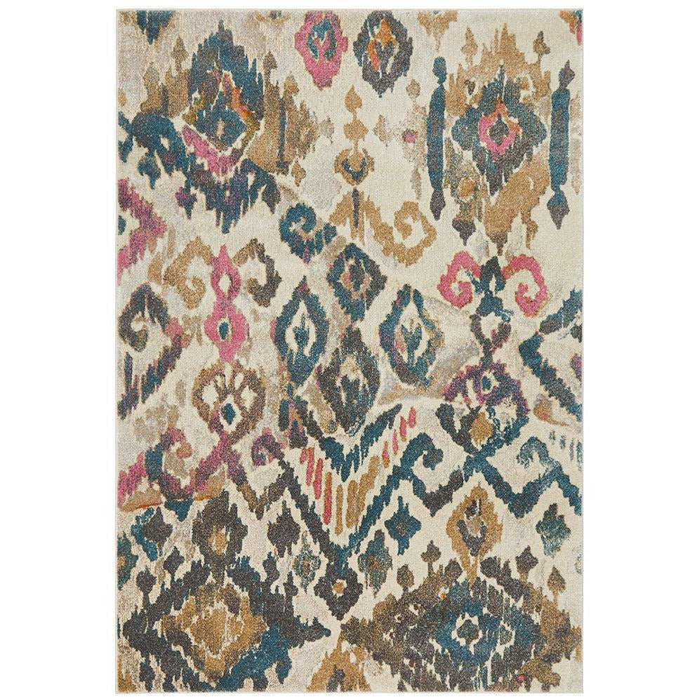 Brakist 231 Abstract Multi Coloured Patterned Modern Designer Rug - Rugs Of Beauty - 1