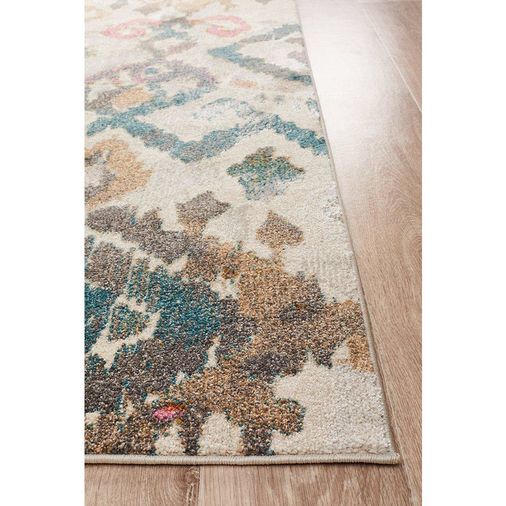 Brakist 231 Abstract Multi Coloured Patterned Modern Designer Rug - Rugs Of Beauty - 6
