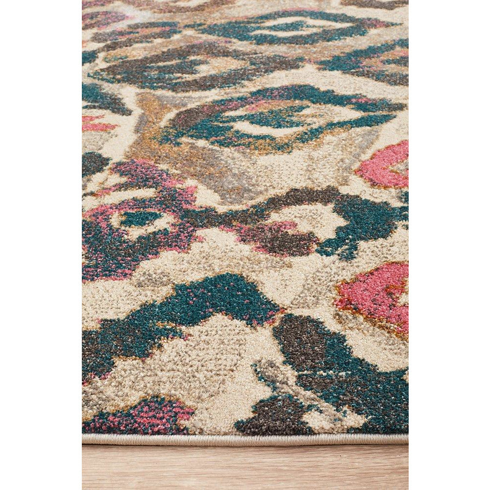 Brakist 231 Abstract Multi Coloured Patterned Modern Designer Rug - Rugs Of Beauty - 7
