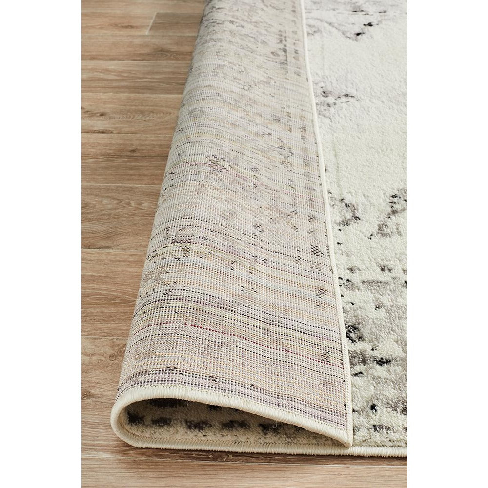 Dellinger 232 Black Beige White Transitional Abstract Rug - Rugs Of Beauty - 7