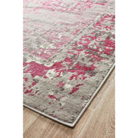 Dellinger 232 Fuchsia Beige Grey Transitional Abstract Rug - Rugs Of Beauty - 3