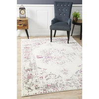 Dellinger 232 Pink Beige Grey Abstract Rug - Rugs Of Beauty - 2