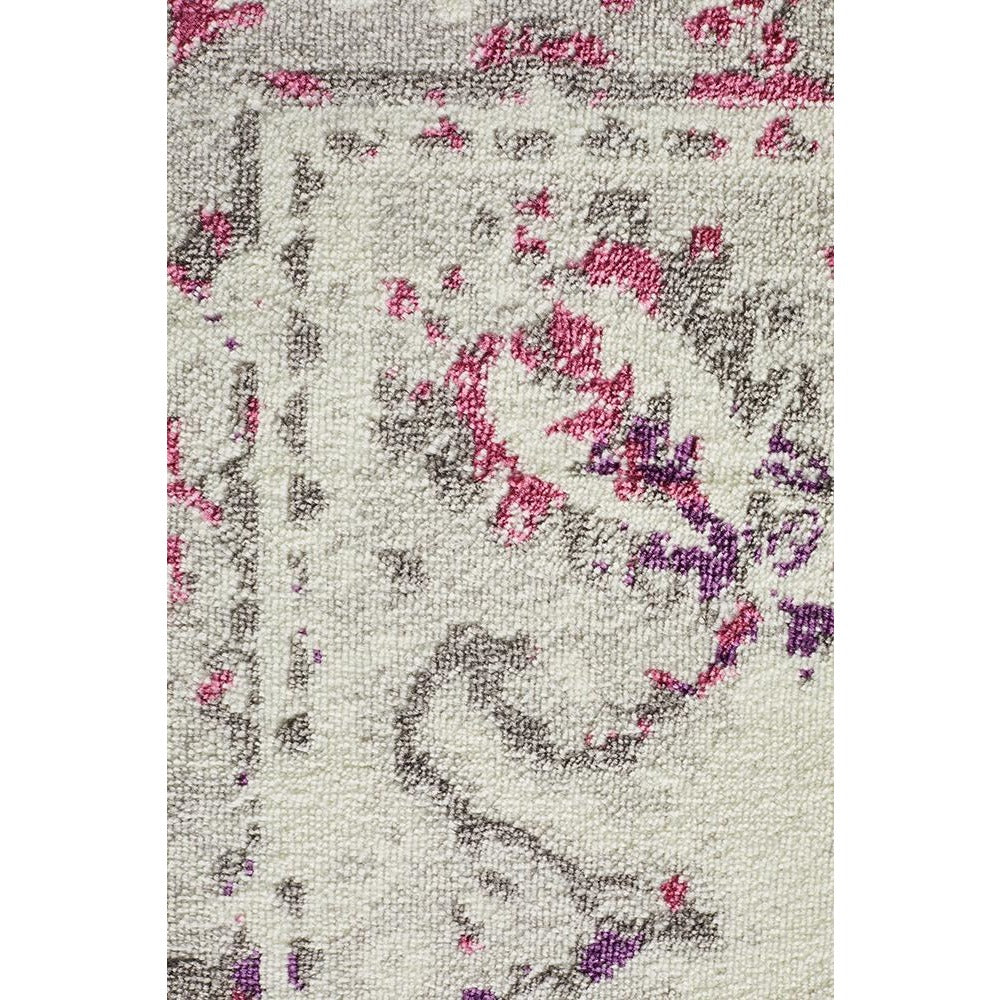 Dellinger 232 Pink Beige Grey Transitional Abstract Rug – Rugs Of Beauty