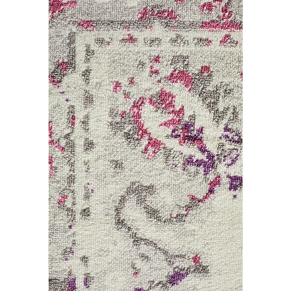 Dellinger 232 Pink Beige Grey Transitional Abstract Rug - Rugs Of Beauty - 6
