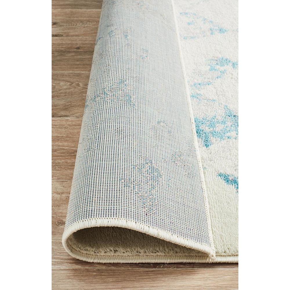 Dellinger 234 Blue Beige Grey Diamond Patterned Modern Abstract Rug - Rugs Of Beauty - 7