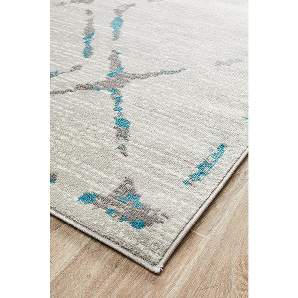 Dellinger 236 Blue Beige Grey Modern Abstract Rug - Rugs Of Beauty - 3