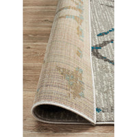 Dellinger 236 Blue Beige Grey Modern Diamond Patterned Abstract Rug - Rugs Of Beauty - 7