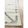 Dellinger 236 Ivory White Grey Modern Diamond Patterned Abstract Rug - Rugs Of Beauty - 4