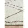 Dellinger 236 Ivory White Grey Modern Diamond Patterned Abstract Rug - Rugs Of Beauty - 5