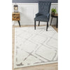 Dellinger 236 Ivory White Grey Modern Abstract Rug - Rugs Of Beauty - 2
