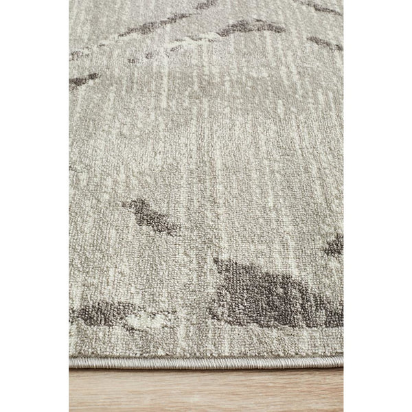 Dellinger 236 Silver Grey Beige Modern Diamond Patterned Abstract Rug - Rugs Of Beauty - 5