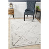 Dellinger 236 Silver Grey Beige Diamond Patterned Abstract Rug - Rugs Of Beauty - 2