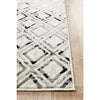 Dellinger 237 Black Beige Grey Modern Diamond Patterned Abstract Rug - Rugs Of Beauty - 4