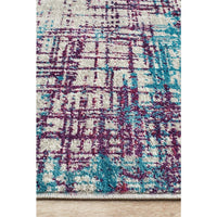 Dellinger 238 Purple Blue Beige Modern Abstract Patterned Rug - Rugs Of Beauty - 4
