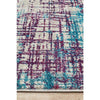 Dellinger 238 Purple Blue Beige Modern Abstract Patterned Rug - Rugs Of Beauty - 4