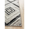 Dellinger 246 Black Beige Grey Modern Diamond Patterned Abstract Rug - Rugs Of Beauty - 4
