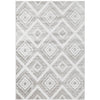 Dellinger 246 Grey Beige Diamond Patterned Abstract Rug - Rugs Of Beauty - 1