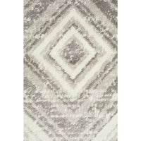 Dellinger 246 Grey Beige Modern Diamond Patterned Abstract Rug - Rugs Of Beauty - 6