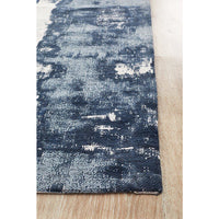 Asgard 175 Denim Blue Modern Abstract Runner Rug - Rugs Of Beauty - 4