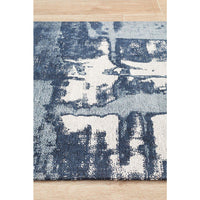 Asgard 175 Denim Blue Modern Abstract Runner Rug - Rugs Of Beauty - 5