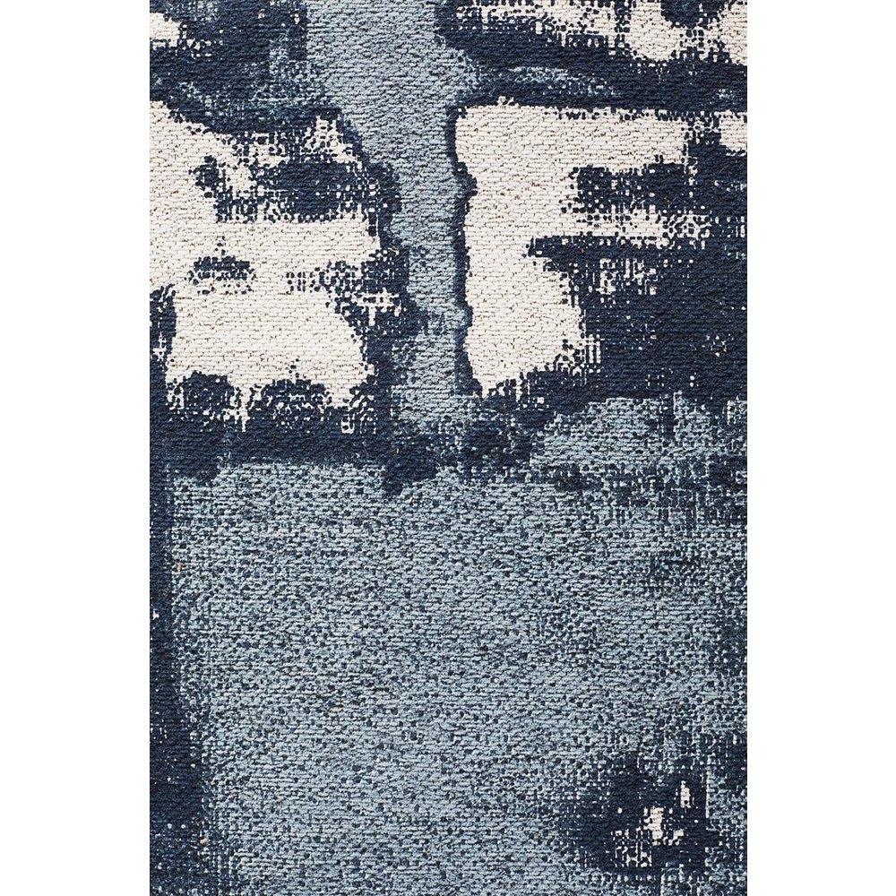 Asgard 175 Denim Blue Modern Abstract Runner Rug - Rugs Of Beauty - 6