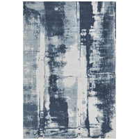 Asgard 175 Denim Blue Modern Abstract Rug - Rugs Of Beauty - 1