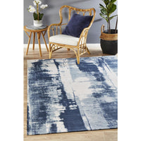 Asgard 175 Denim Blue Modern Abstract Rug - Rugs Of Beauty - 2