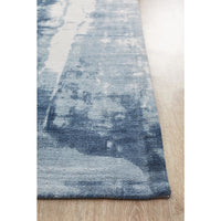 Asgard 175 Denim Blue Modern Abstract Rug - Rugs Of Beauty - 6