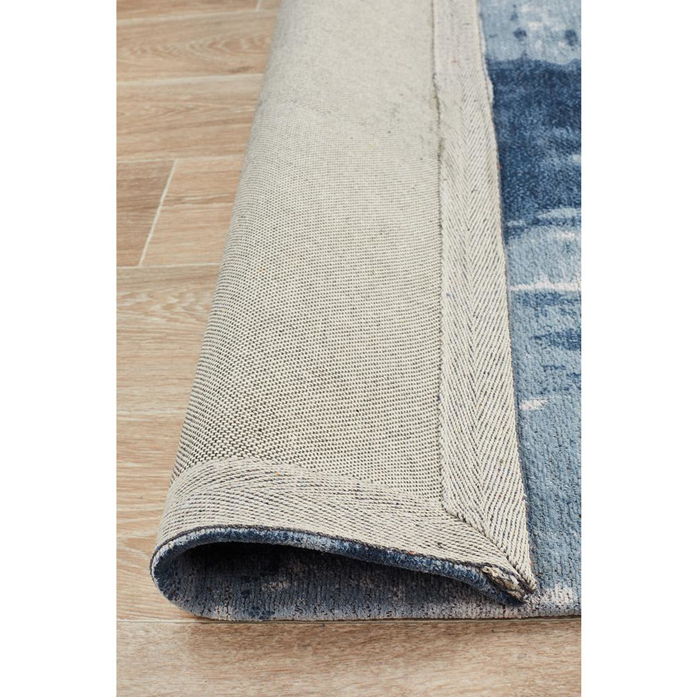 Asgard 175 Denim Blue Modern Abstract Rug - Rugs Of Beauty - 7